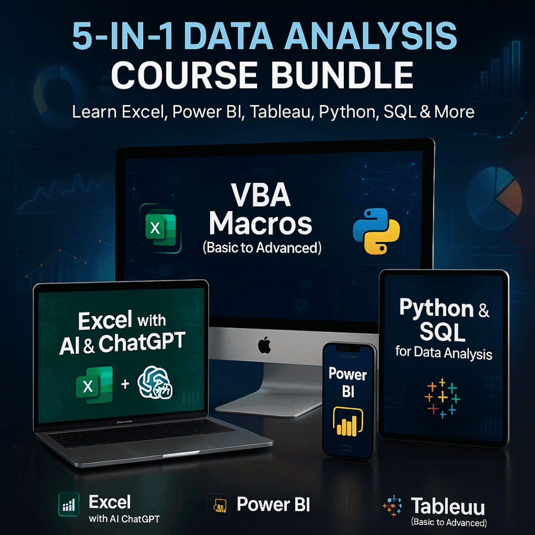 Data Analysis Course Bundle (4)